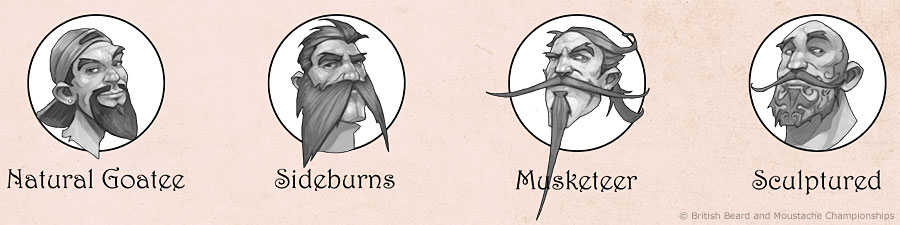 BBMC Partial Beard Judging Categories
