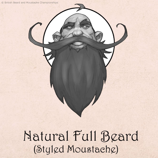 Natural Full Beard Category